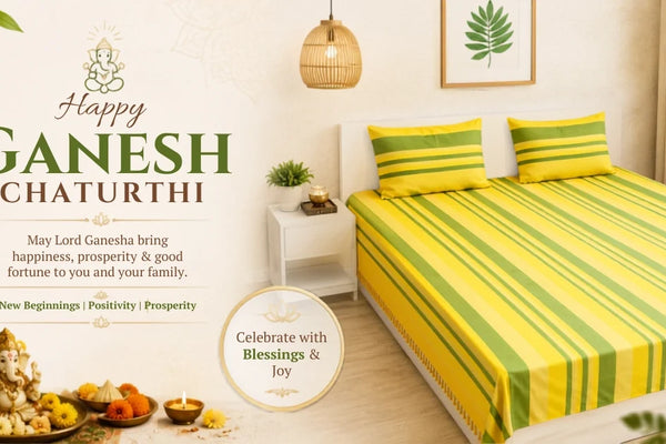 Ganesh Chaturthi 2026 Home Decoration Ideas with Bedsheets