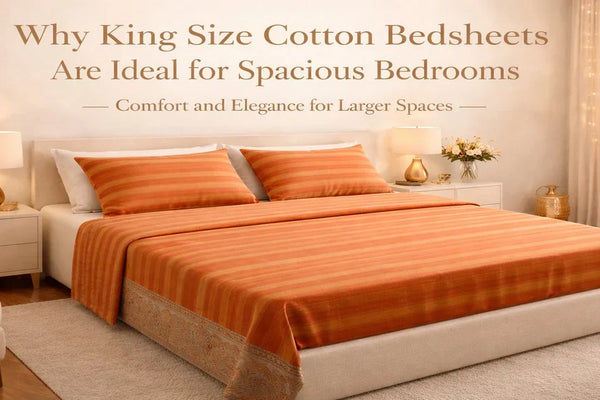 Why King-Size Cotton Bedsheets Are Ideal for Spacious Bedrooms