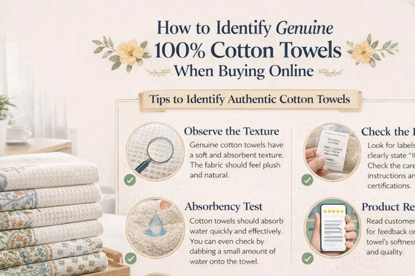 How to Identify Genuine 100% Cotton Towels When Buying Online?
