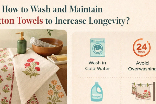How to Wash and Maintain Cotton Towels to Increase Longevity?