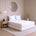 White 400TC Percale 100% Cotton Bedsheet Set with Pillow Covers