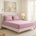 Pink 400TC Percale 100% Cotton Bedsheet Set with Pillow Covers