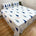 Ramya Hand Block Soft Cotton Bedsheet Blue Pankhudi
