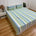 Handloom Cotton Bedsheet with Pillow Covers Blue White