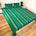 Handloom Cotton Bedsheet with Pillow Covers  Green