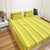 Handloom Cotton Bedsheet with Pillow Covers Yellow Green