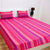 Handloom Cotton Bedsheet with Pillow Covers Pink