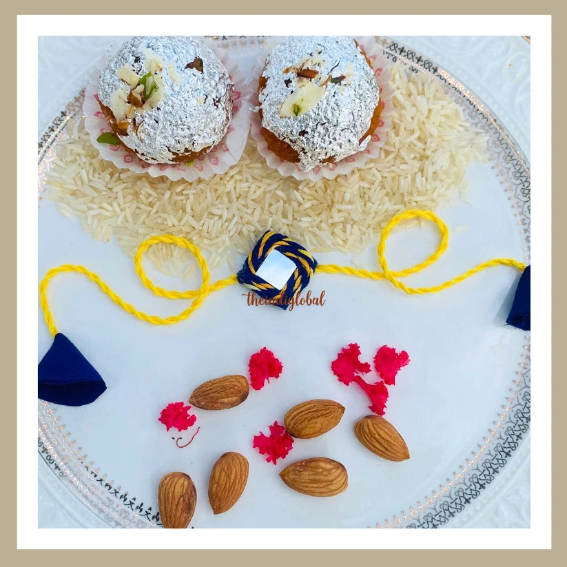 Handmade Mirror Work Rakhi