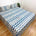 Homi Cotton Bedsheet with Pillow Covers Blue Stripes