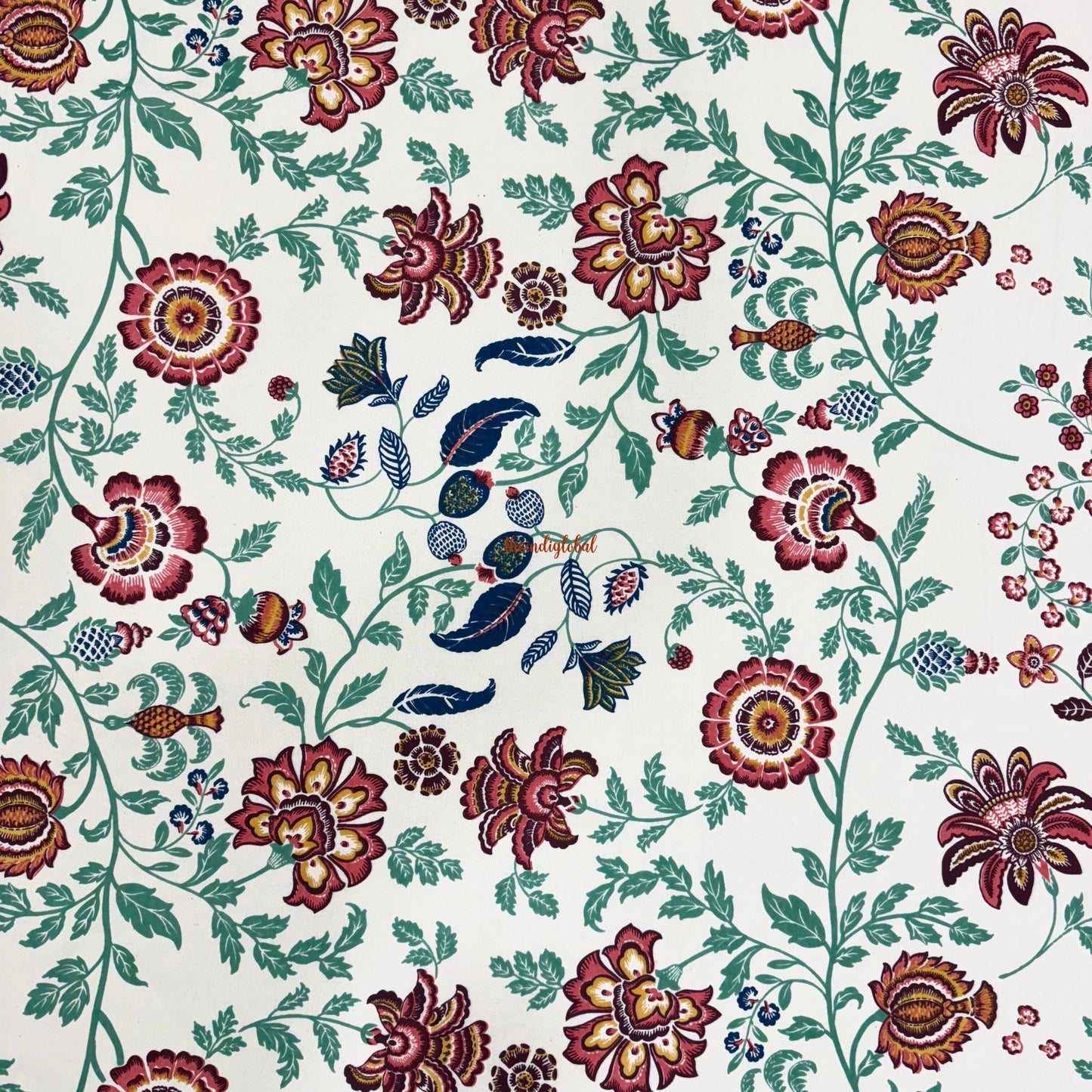 Homi Cotton Bedsheet with Pillow Covers Blue Brown