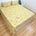 Homi Cotton Bedsheet with Pillow Covers Yellow