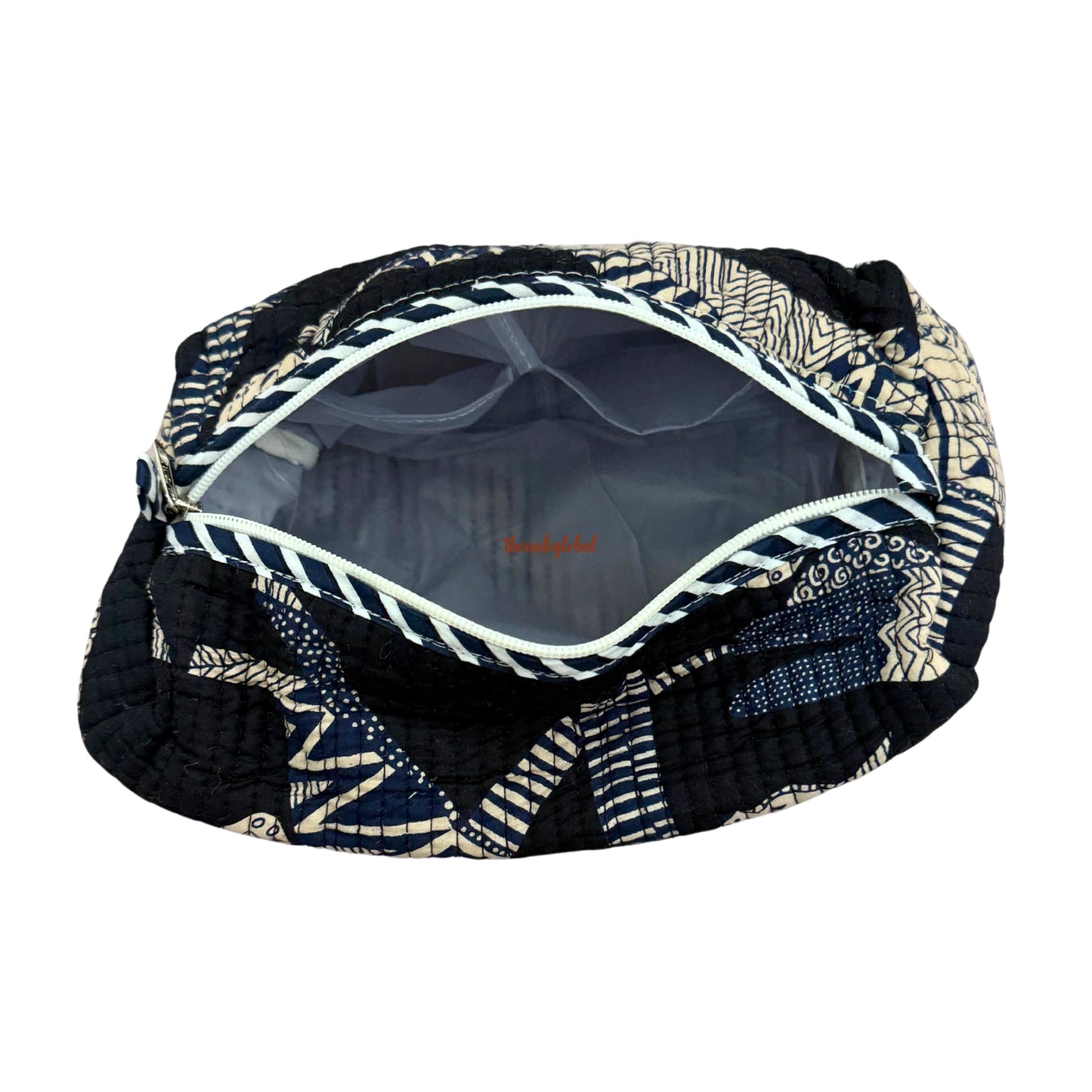 Multi-Purpose Travel Pouch Blue White