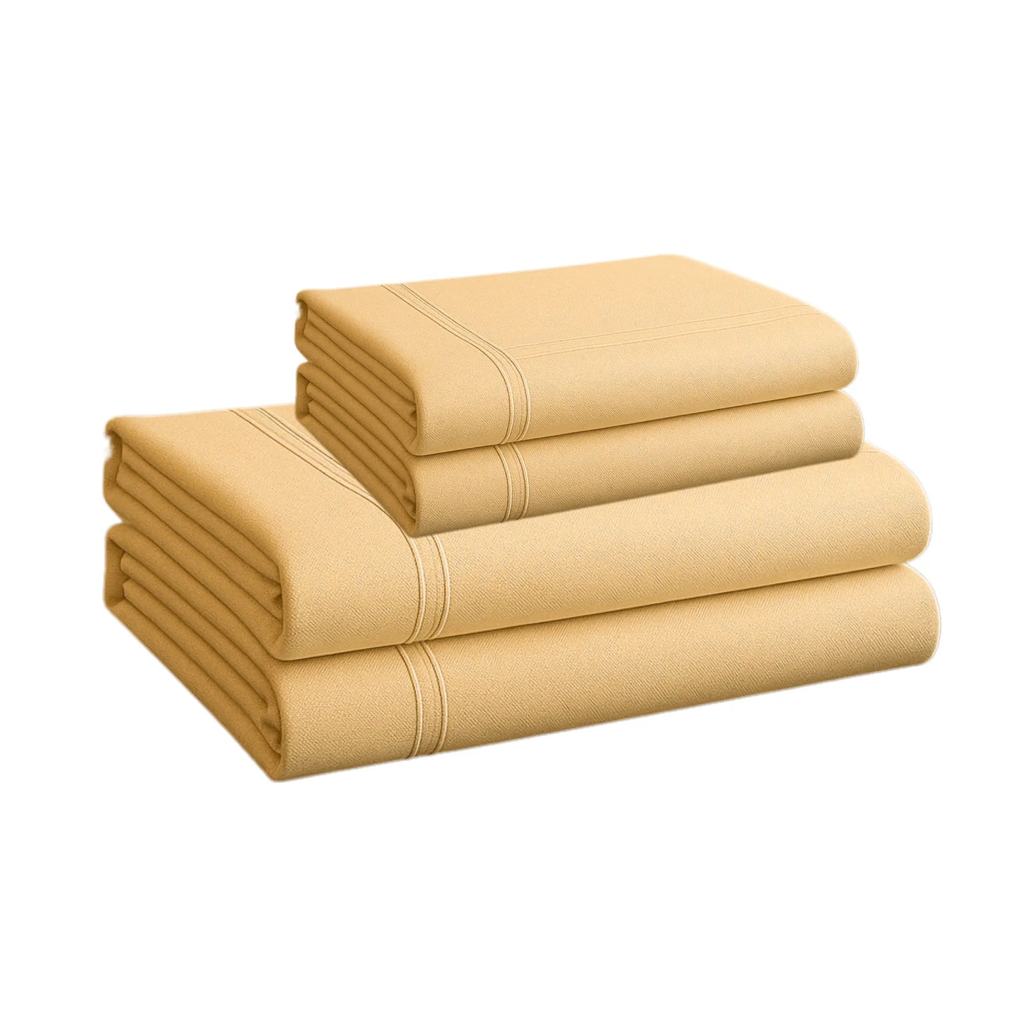 Peach 400TC Percale Hand Embroidered 100_ Cotton Bedsheet