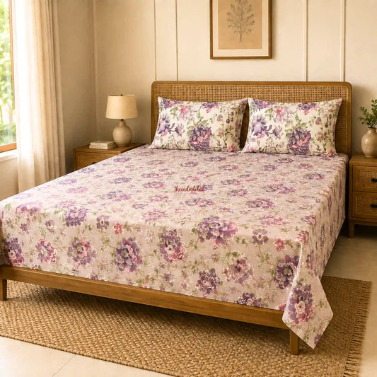 Purple_Hand_Block_Print_Cotton_Bedsheet_with_Two_Pillow_Covers_5