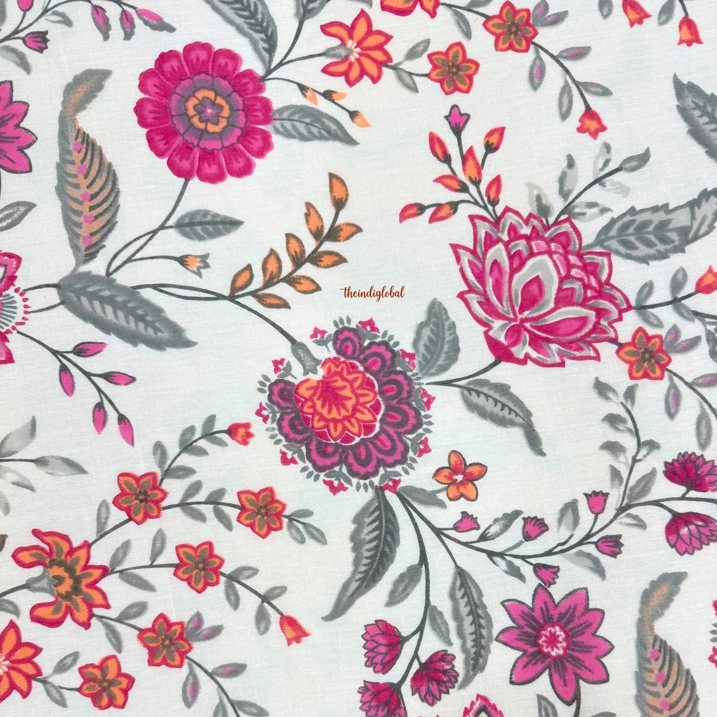 Utsav Reversible King Size Mulmul Dohar 210 TC Pink White
