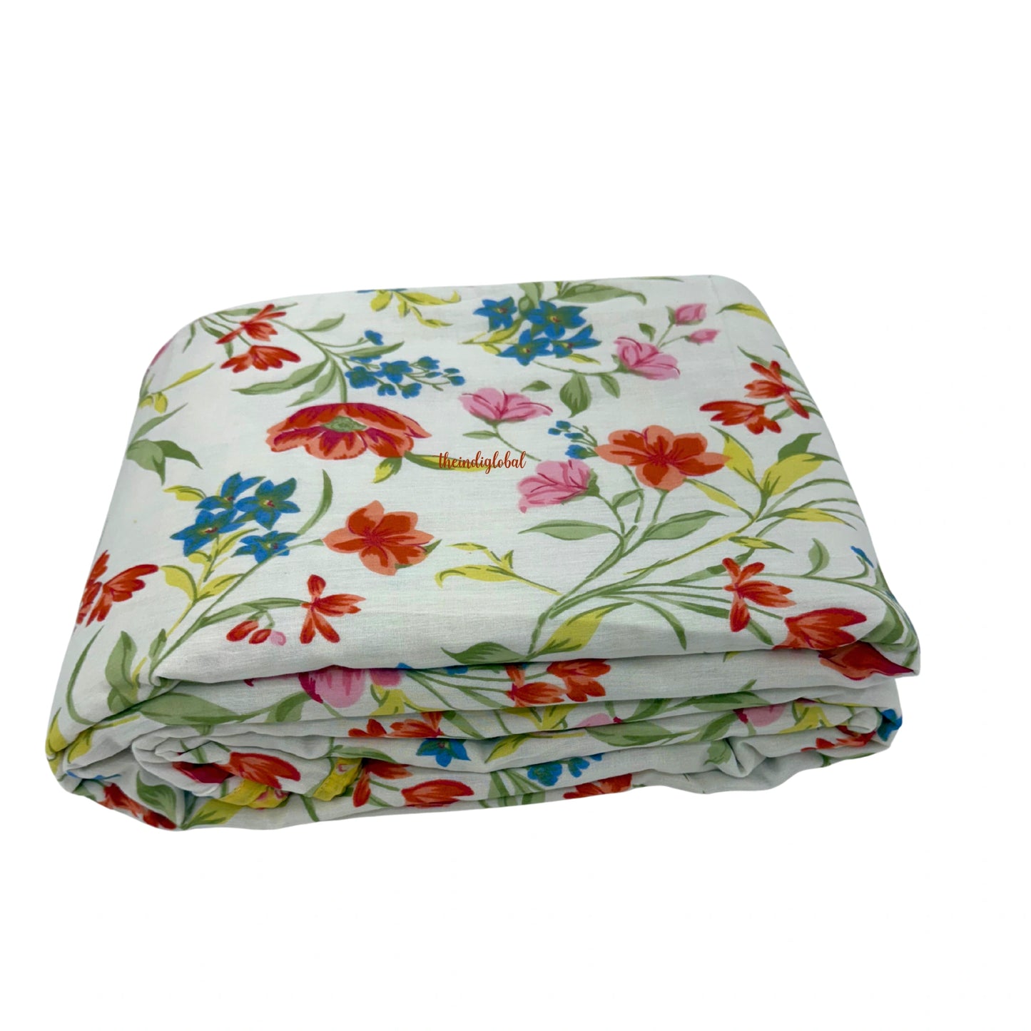 Utsav Reversible King Size Mulmul Dohar 210 TC Pink Yellow