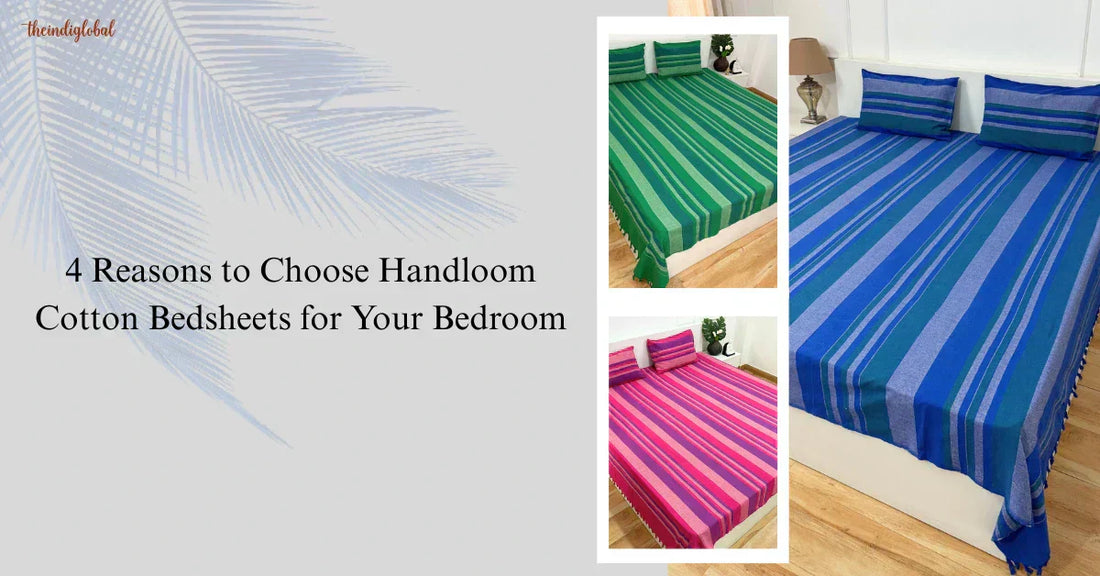 Handloom cotton bedsheets