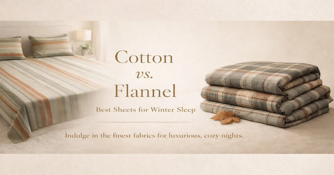 Cotton vs. Flannel: Best Bed Sheets for Winter Sleep