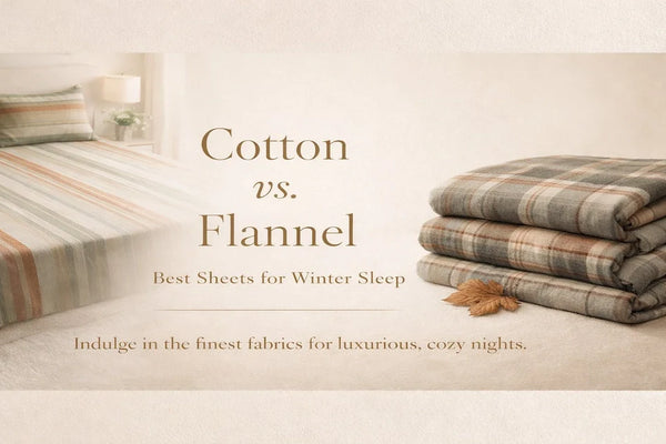 Cotton vs. Flannel: Best Bed Sheets for Winter Sleep
