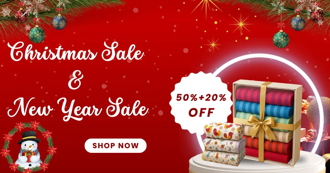 Christmas & New Year Mega Sale: Unwrap Luxury Bedsheets at Unbelievable Prices