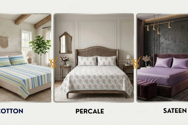 Cotton vs Percale vs Sateen Bedsheets – Which Should You Buy?