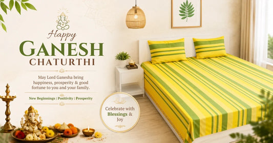 Ganesh Chaturthi 2026 Home Decoration Ideas with Bedsheets