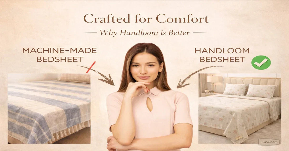 Why Handloom Bedsheets Are Better Than Machine-Made Ones ?