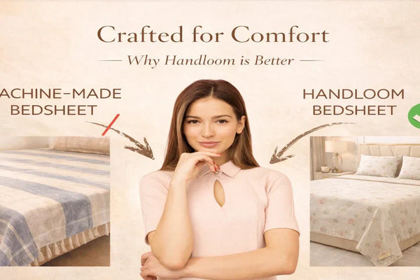Why Handloom Bedsheets Are Better Than Machine-Made Ones ?