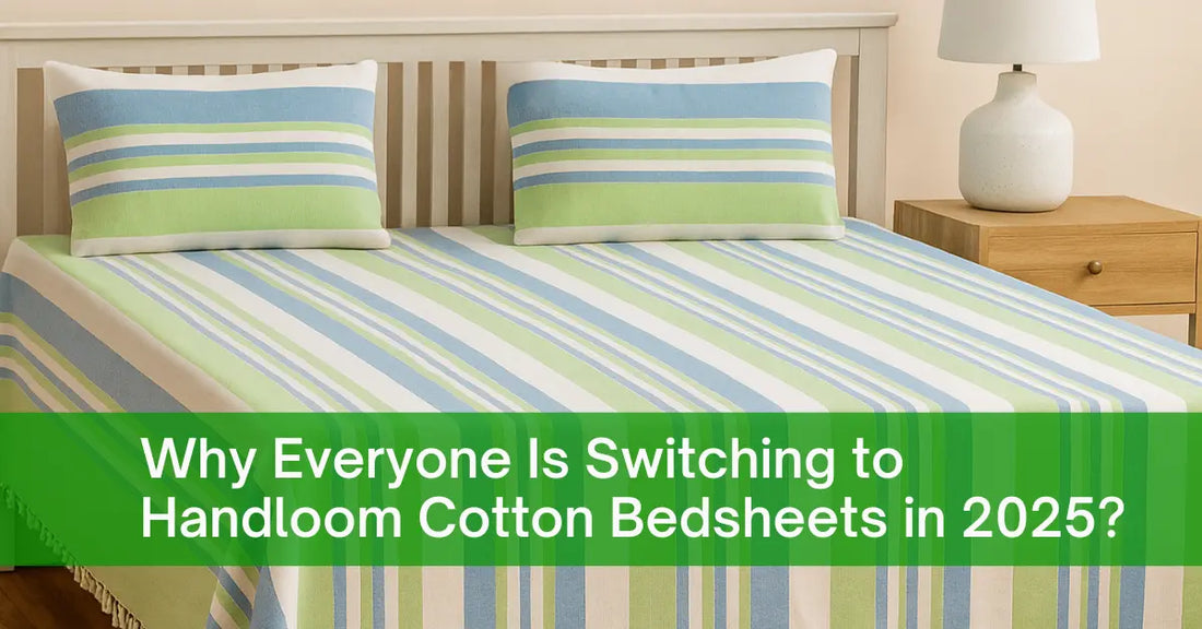 Handloom Cotton Bedsheets