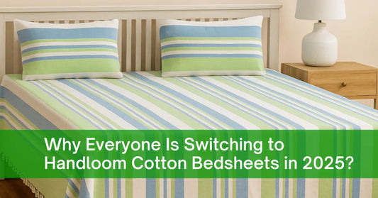 Handloom Cotton Bedsheets