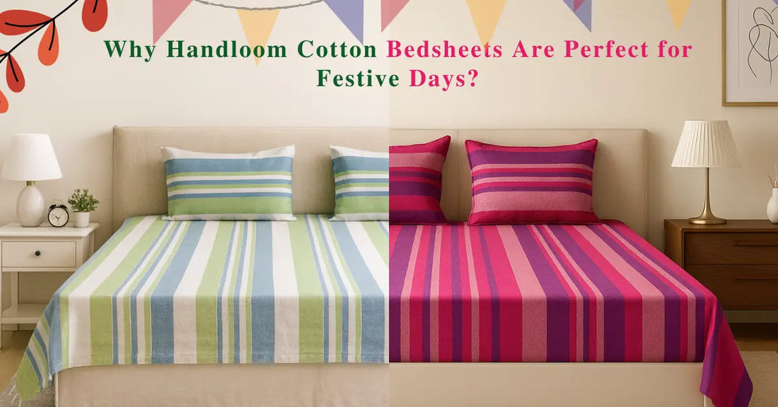 Handloom cotton bedsheet blog banner