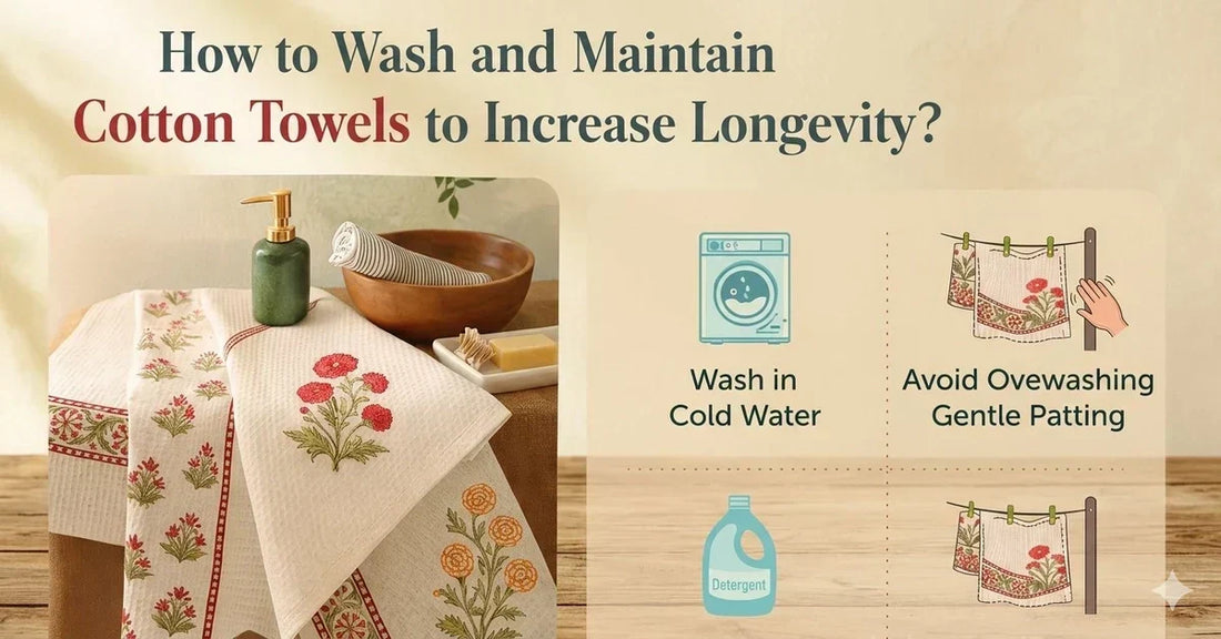 How to Wash and Maintain Cotton Towels to Increase Longevity?