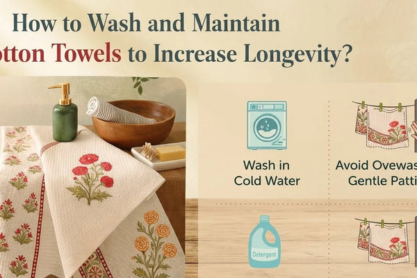 How to Wash and Maintain Cotton Towels to Increase Longevity?