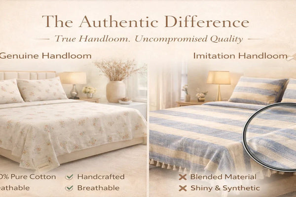 How to Identify Original Handloom Bedsheets and Avoid Fake Products Online?