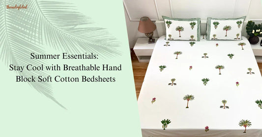 Handblock bedsheet
