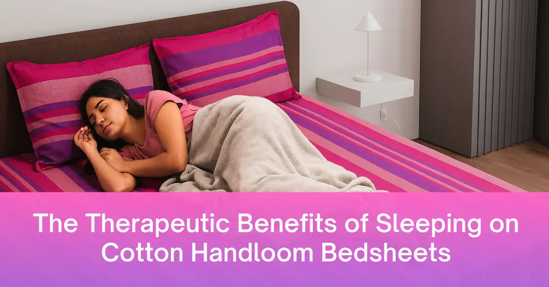The Therapeutic Benefits of Sleeping on Cotton Handloom Bedsheets