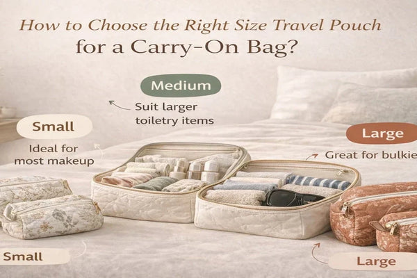 How to choose the right size travel pouch for a carry-on bag?
