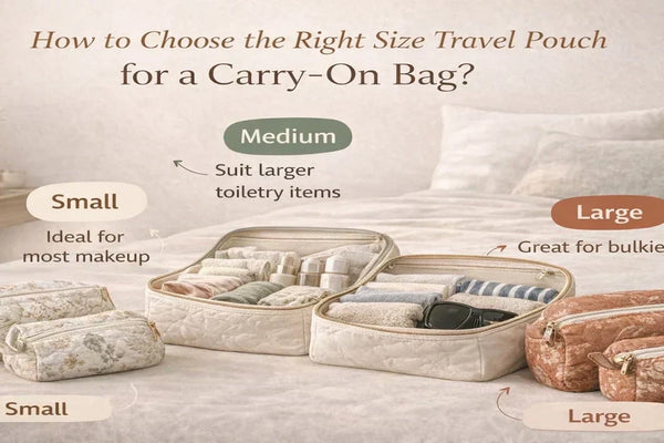 How to choose the right size travel pouch for a carry-on bag?