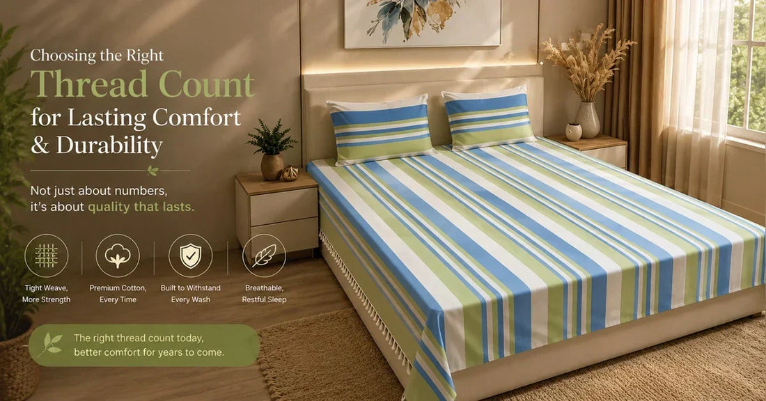 What thread count is good for a durable double bedsheet?