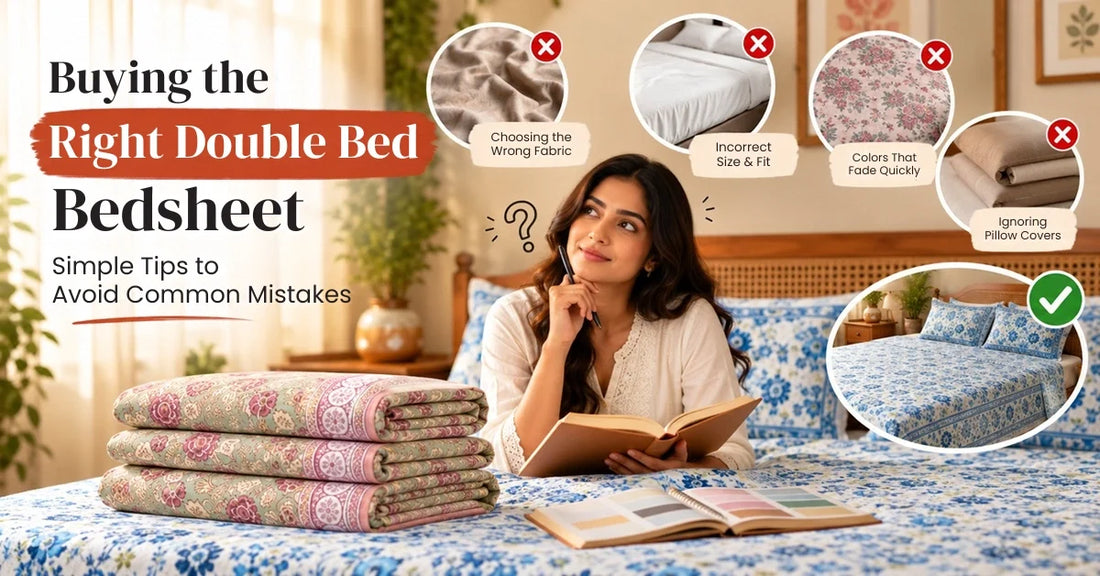 Common Mistakes When Buying Double Bed Bedsheets And How to Avoid Every One