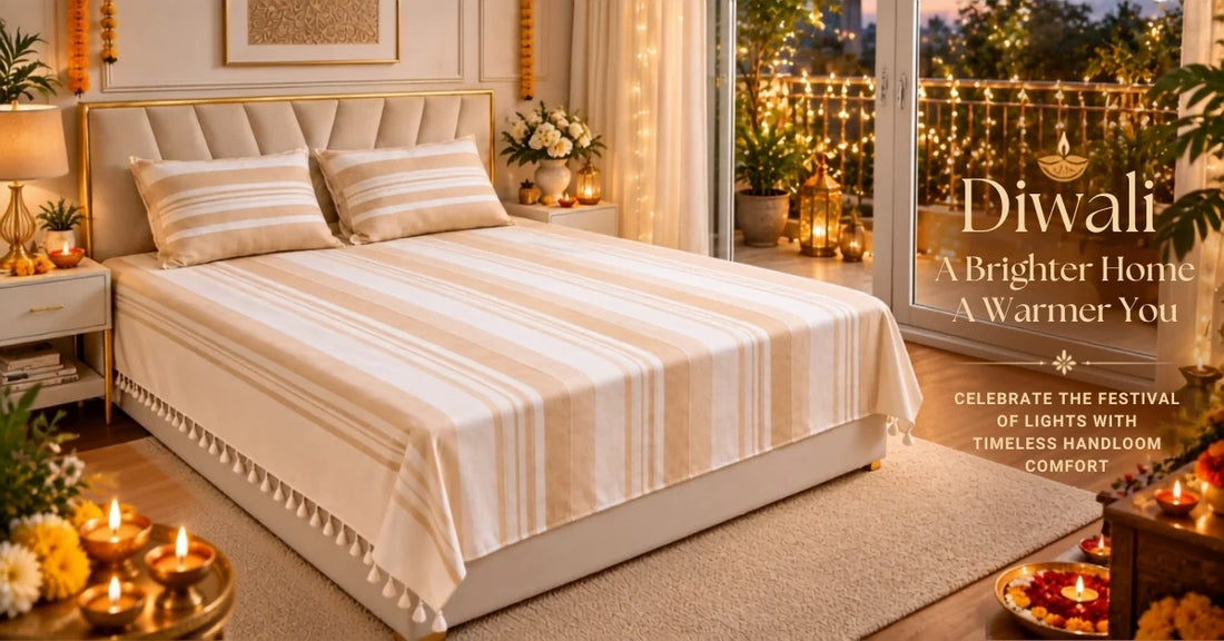 Luxury Diwali Gift Ideas: Spread Joy This Diwali with Handloom Bedsheets