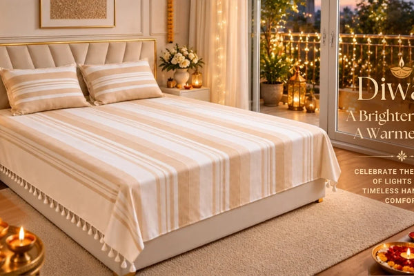 Luxury Diwali Gift Ideas: Spread Joy This Diwali with Handloom Bedsheets