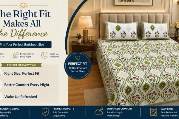 King Size Bedsheets Size Guide: Avoid Loose & Tight Fits