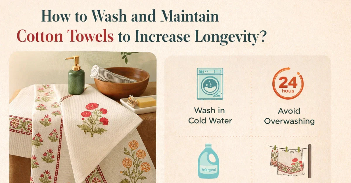 How to Wash and Maintain Cotton Towels to Increase Longevity?