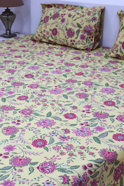 Utsav cotton Bedsheets King Size