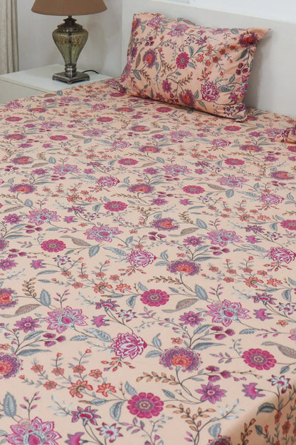 Utsav Bedsheet With Two Reversible Pillow Covers