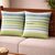 Blue White Handloom Cushion Cover