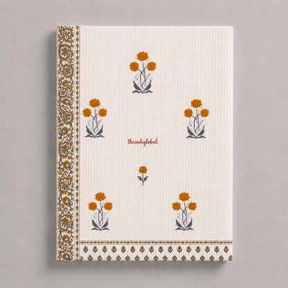 Brown Daisy Bath Towel Cotton 