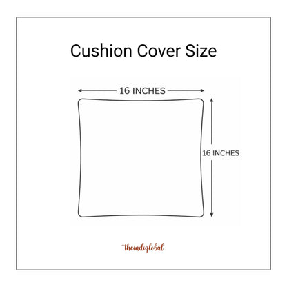 Blue Handloom Cotton Cushion Cover