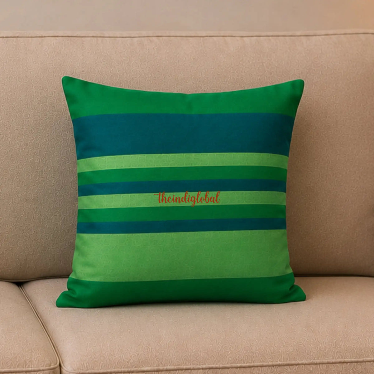 Green cushion cover 